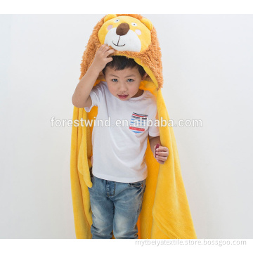 100% Cotton Soft Kids Hooded Poncho Towel